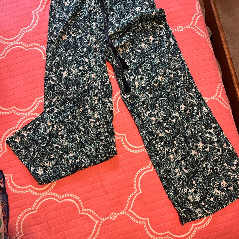 Patterned Casual Pants